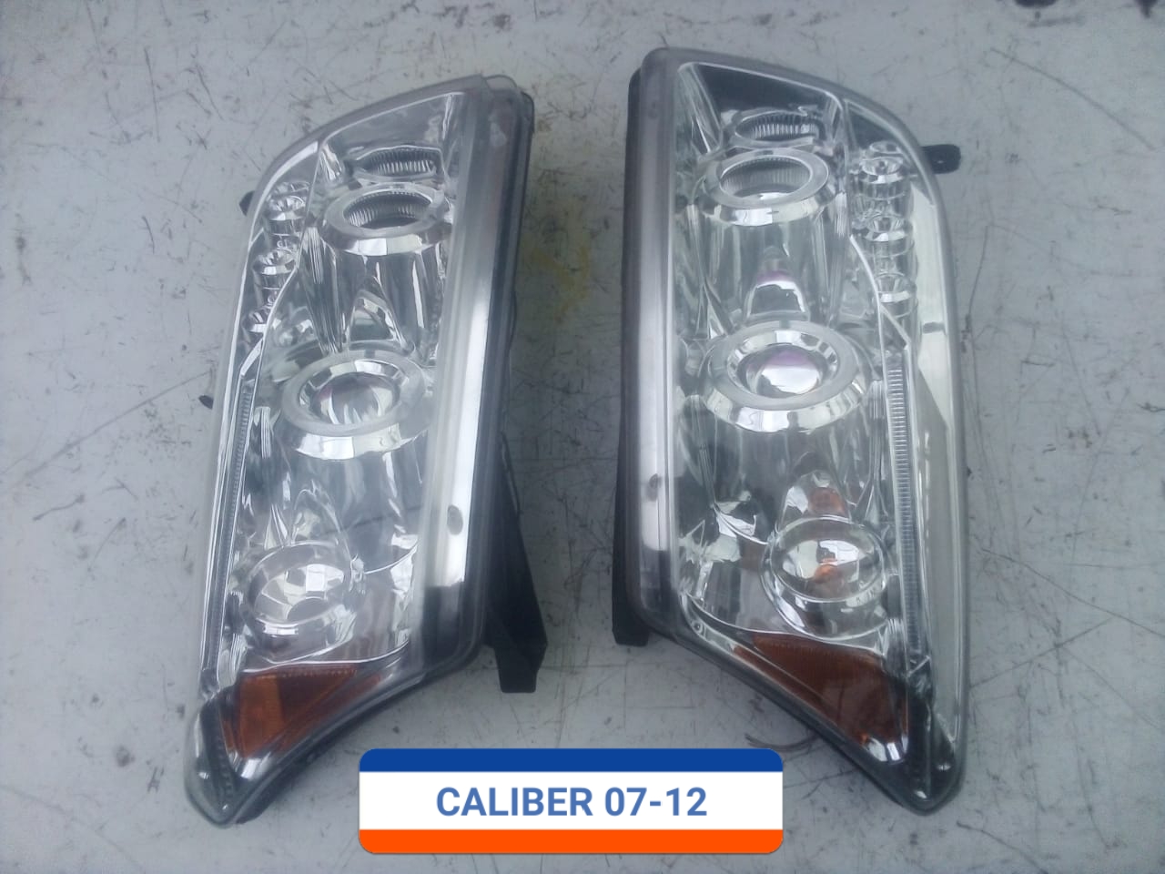 FAROS DELANTEROS TUNEADOS DODGE CALIBER 2007 AL 2012